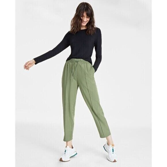 On 34th  Plus Size Drawstring Green Commuter Pants NWT.