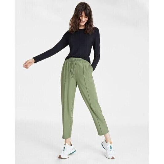 On 34th  Plus Size Drawstring Green Commuter Pants NWT.