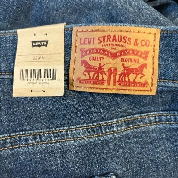 LEVI'S 711 Plus Size Distressed Skinny Jeans, Medium Wash NWT