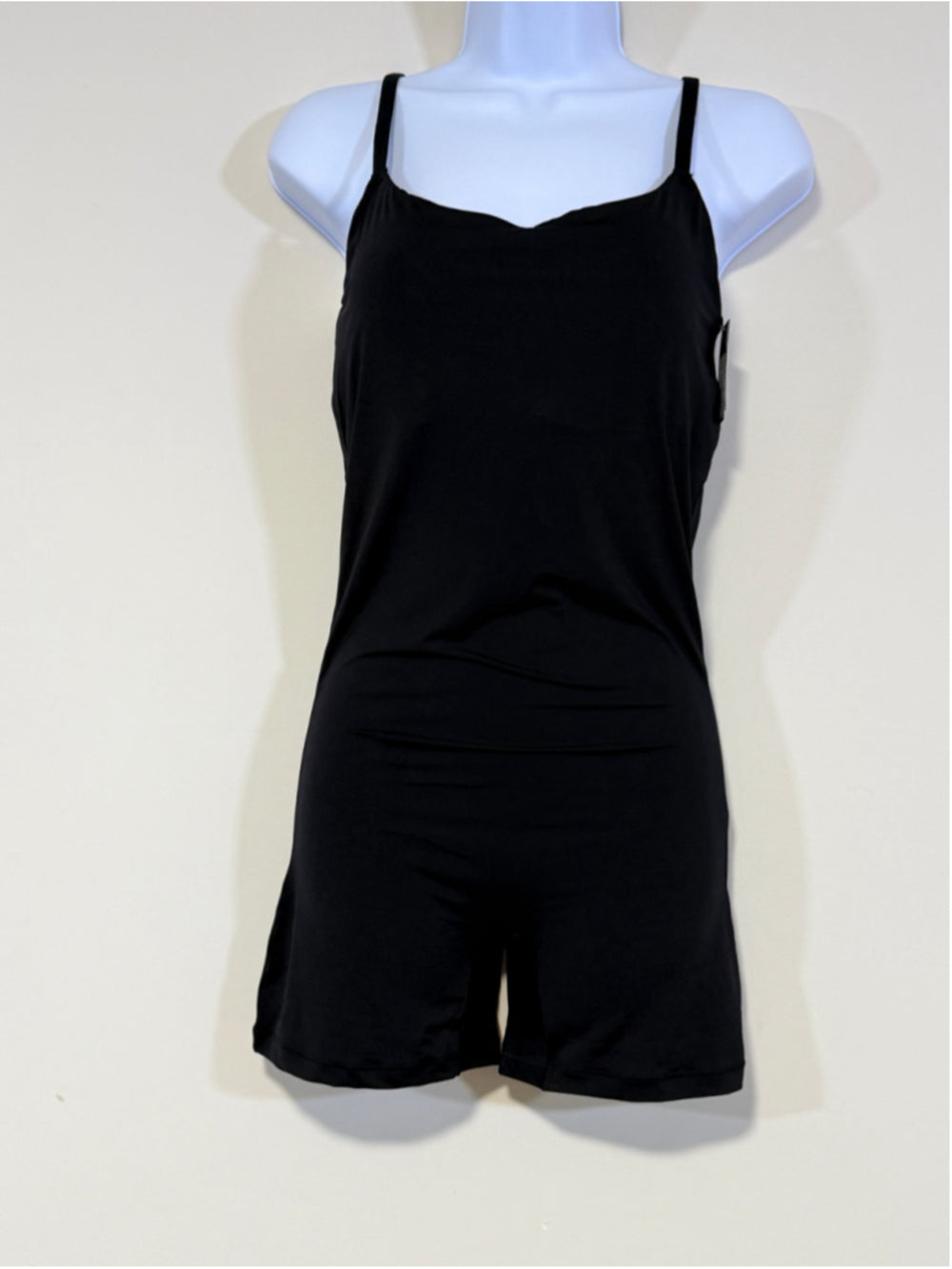Gap GapBody Size Medium Black Super Stretch Shorty Bodysuit NWT