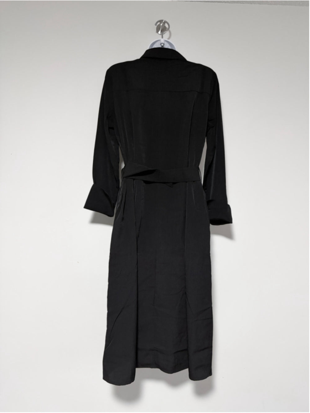 INC International Concepts Size Small Black Shirt Dress w/ Belt NWT