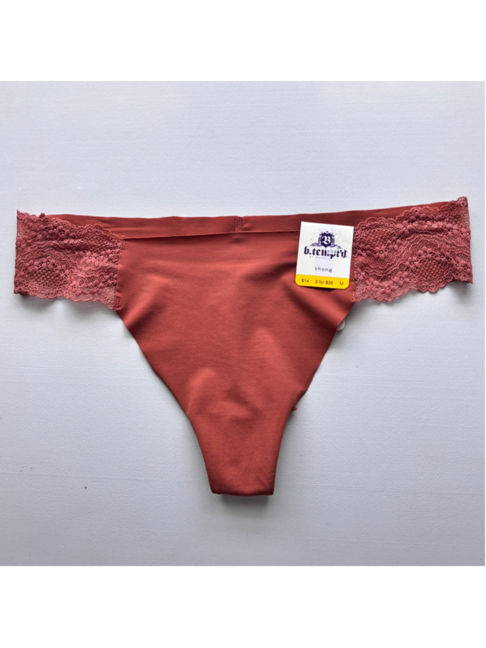 Women's Size Small Set of 3 Designer Thong Underwear NWT S54
