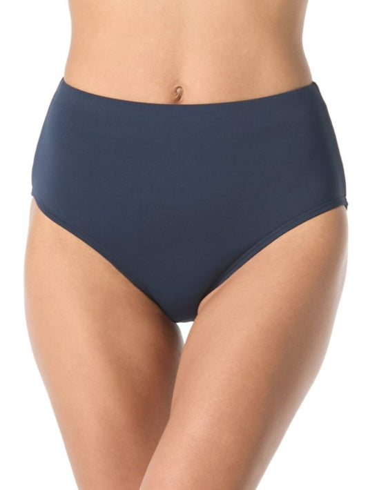 Coco Reef Women's Navy Blue Contours High-Waist Bikini Bottoms NWT