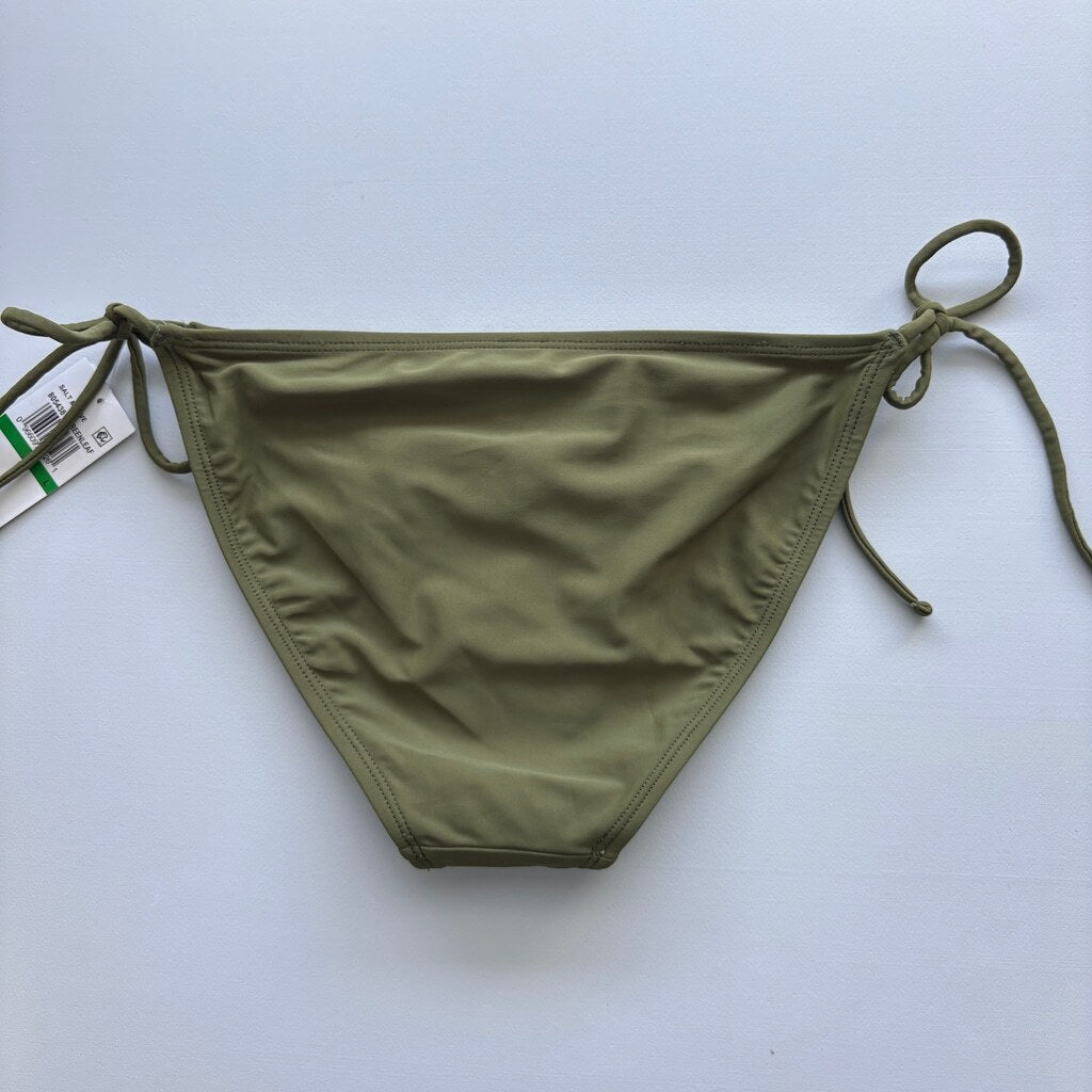 Salt + Cove Women's Size Large Olive Green Side-Tie Bikini Bottoms NWT