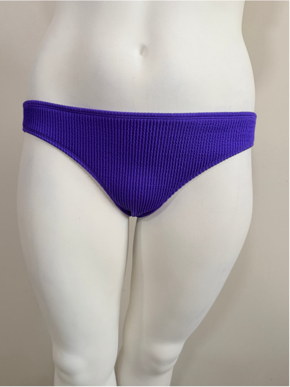 Salt + Cove Purple Ribbed Hipster Bikini Bottoms NWT