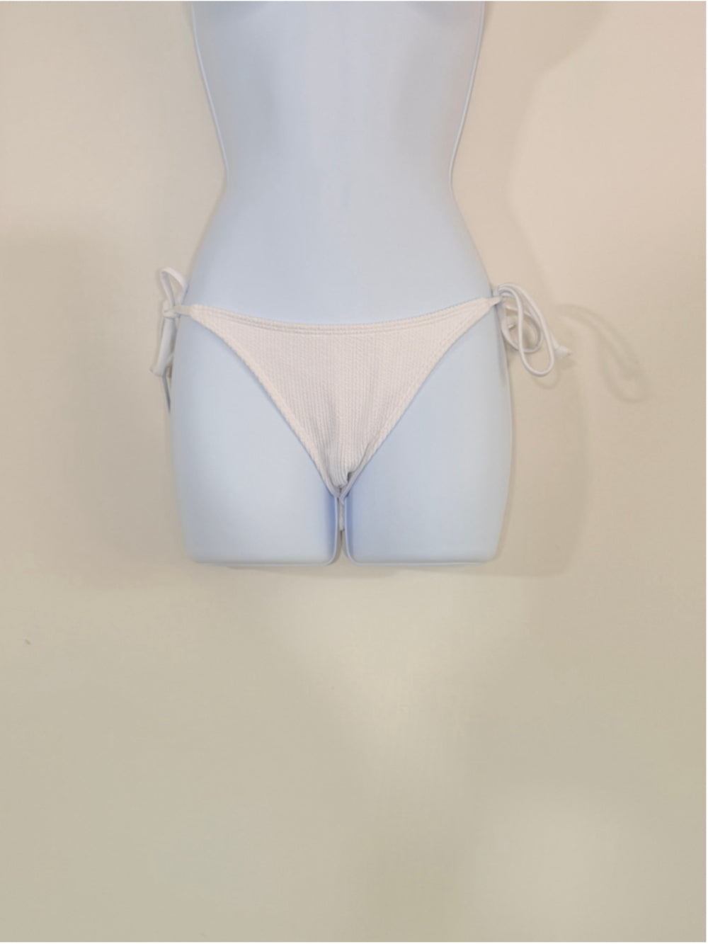 Cotton On Size Small White Textured Tie Side Bikini Bottom NWT