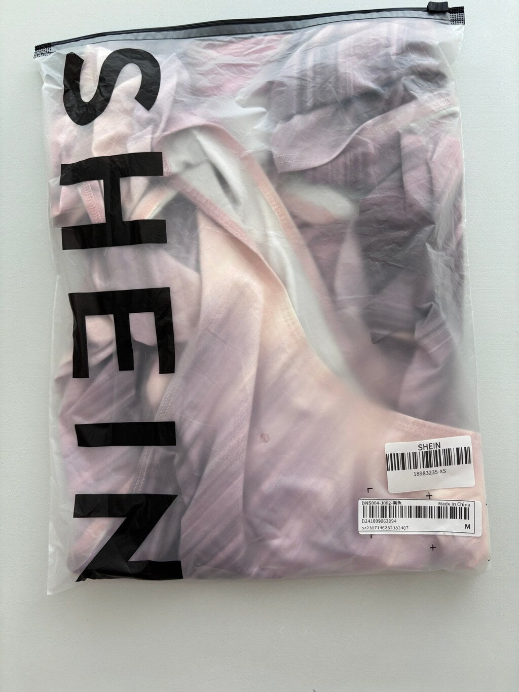 SHEIN Women's XS One Shoulder Long Sleeve Purple & Pink Bodysuit NIB