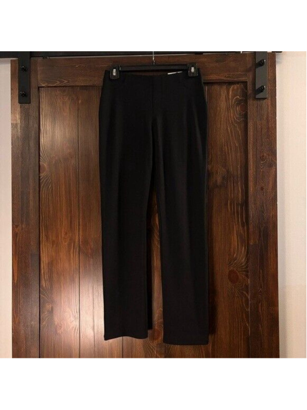 Karen Scott Petite Small Black Comfort Stretchy Pull-On Pants NWT
