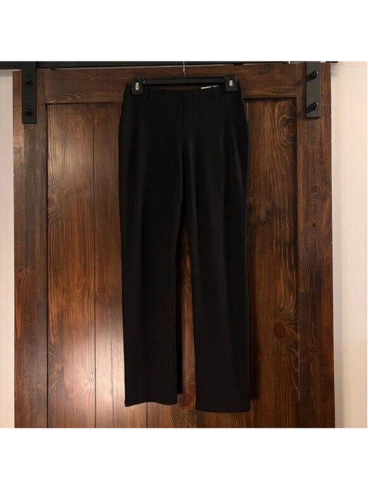 Karen Scott Petite Small Black Comfort Stretchy Pull-On Pants NWT