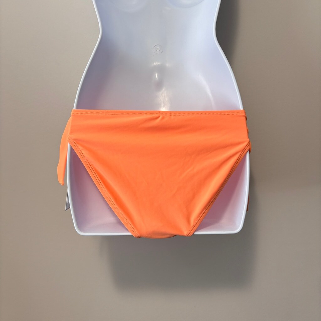 Salt + Cove Size Large Bright Orange Side Tie Bikini Bottoms NWT