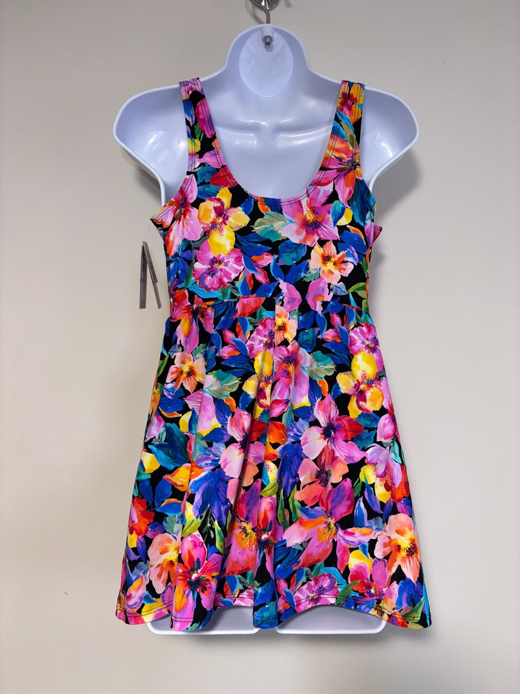 Island Escape Size 6 Multicolor Magnolia Underwire Twist Front Swim Dress NWT