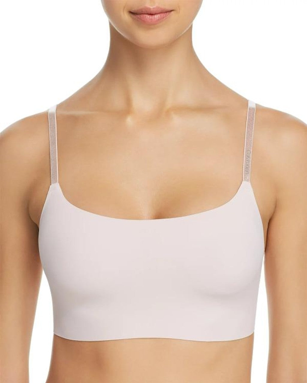 Calvin Klein XS Light Pink Seamless Invisibles Comfort Bralette NWT