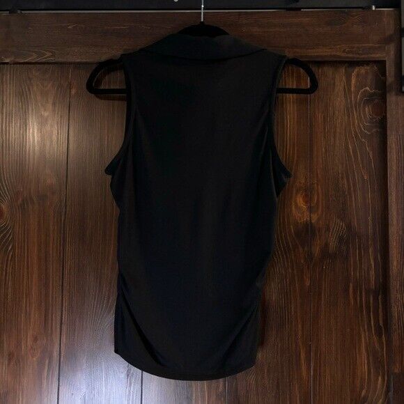 I.N.C. International Concepts Women's Black Ribbed V-Neck Tank Top NWT