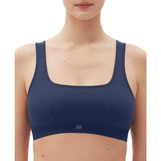 GAP GapBody Women's Extra Small Navy Logo Comfort Bralette / Sports Bra NWT