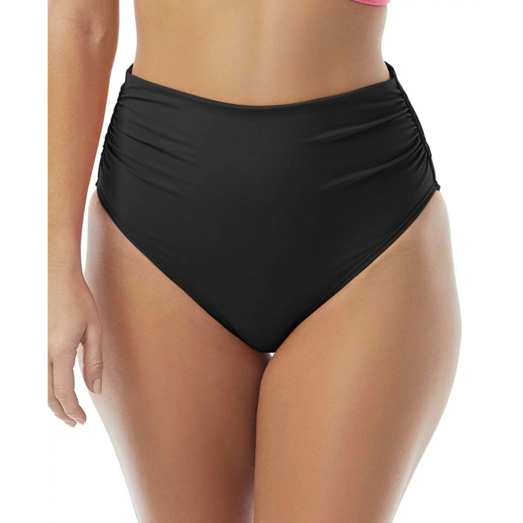 Coco Reef Women's Black High Waist Bikini Bottom NWT