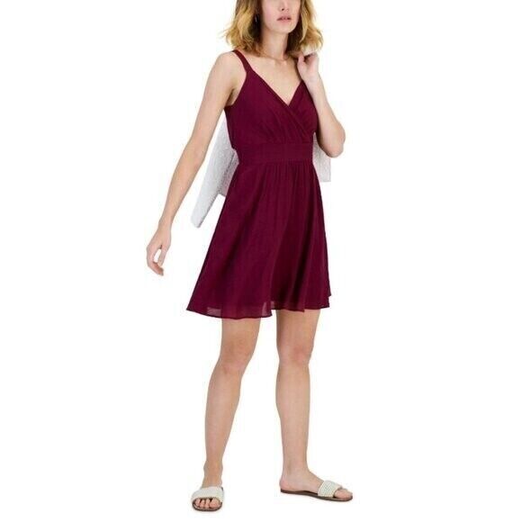 I.N.C. International Concepts Women's Sleeveless Surplice Strappy Dress NWT