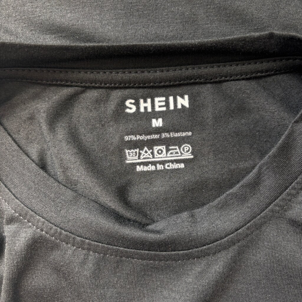 SHEIN Women's Medium Black NYC T-Shirt Brooklyn Bridge Oversized Boxy Tee NIB