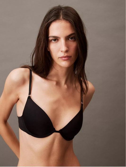 Calvin Klein Women's Size 32B Black Sculpt Push-Up Plunge Bra NWT