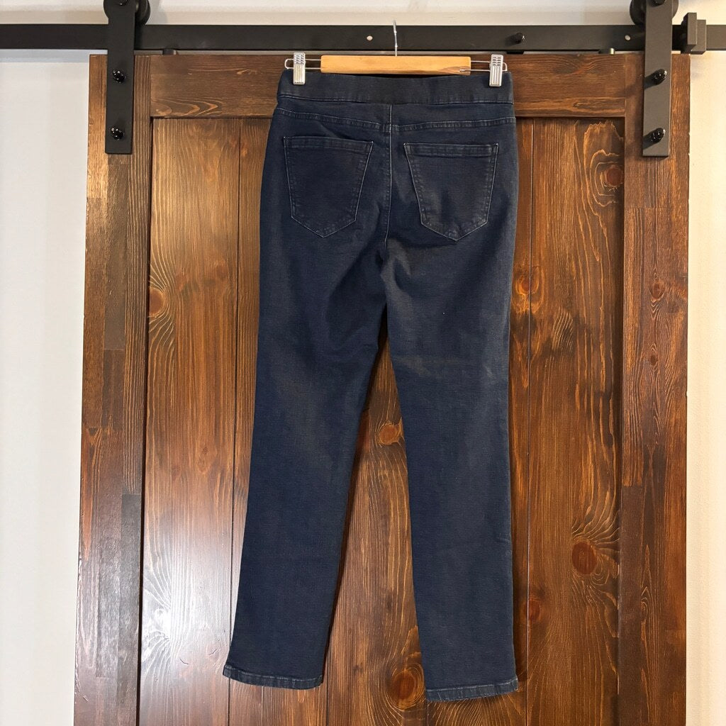 Karen Scott Women's Small Petite Pull-On and Stretchy Dark Denim Pants NWT