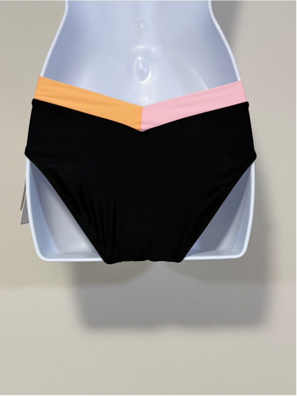 Salt + Cove Size Extra Small Black and Orange Bikini Bottoms / Swimwear NWT
