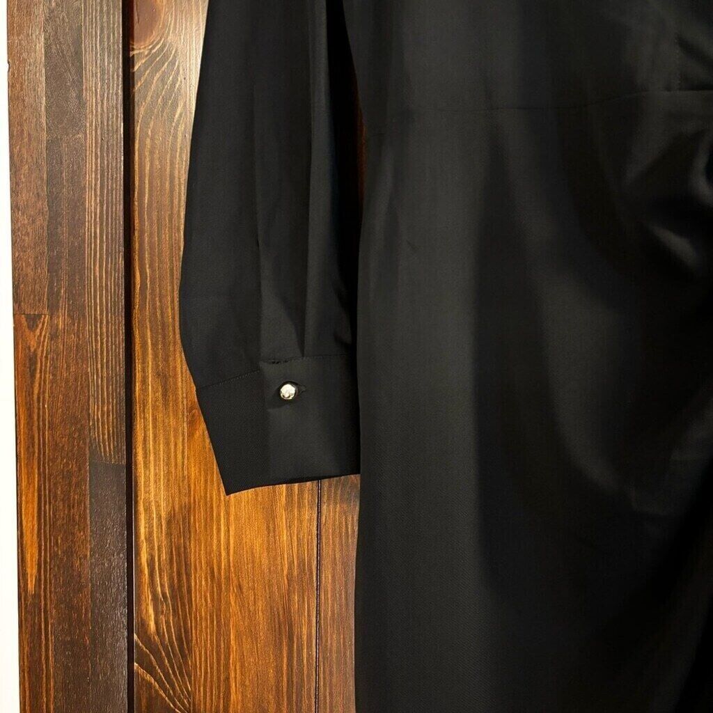 INC International Concepts Long Sleeve Collared Waist Tie Dress NWT