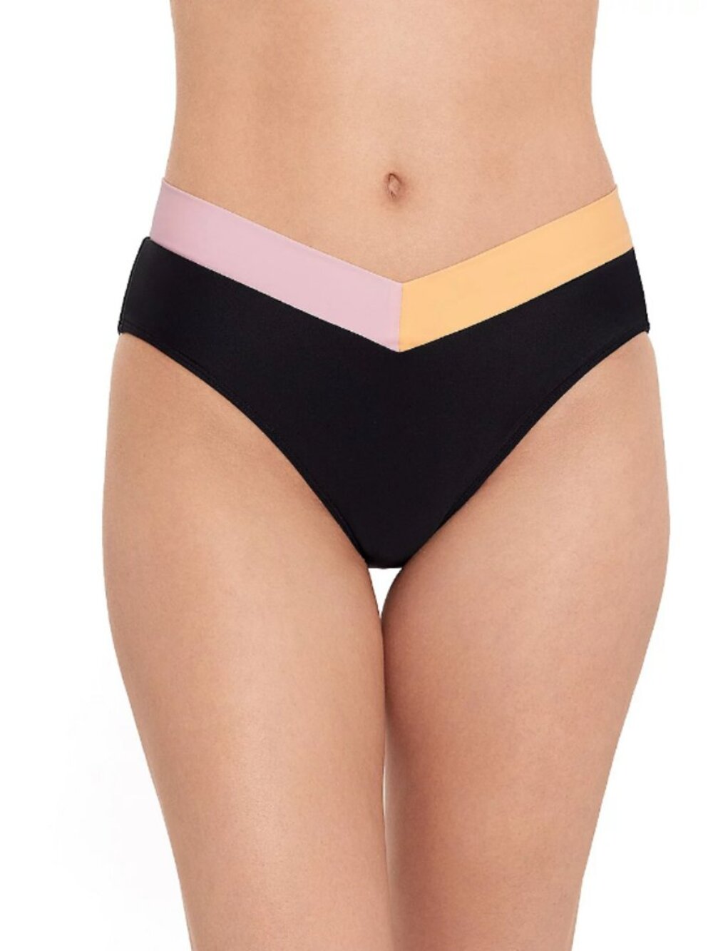Salt + Cove Size Extra Small Black and Orange Bikini Bottoms / Swimwear NWT