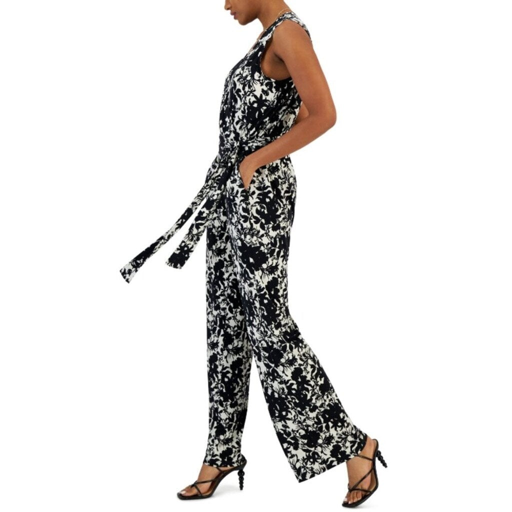 I.N.C. International Concepts Women's Size Small Printed Sleeveless Jumpsuit NWT