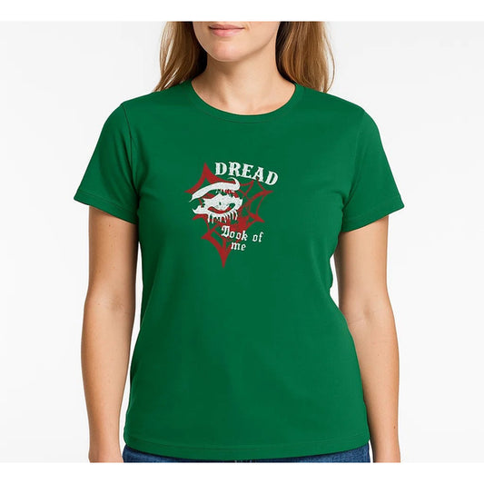 SHEIN Size Medium Dread Graphic Green Short Sleeve T-Shirt NWT