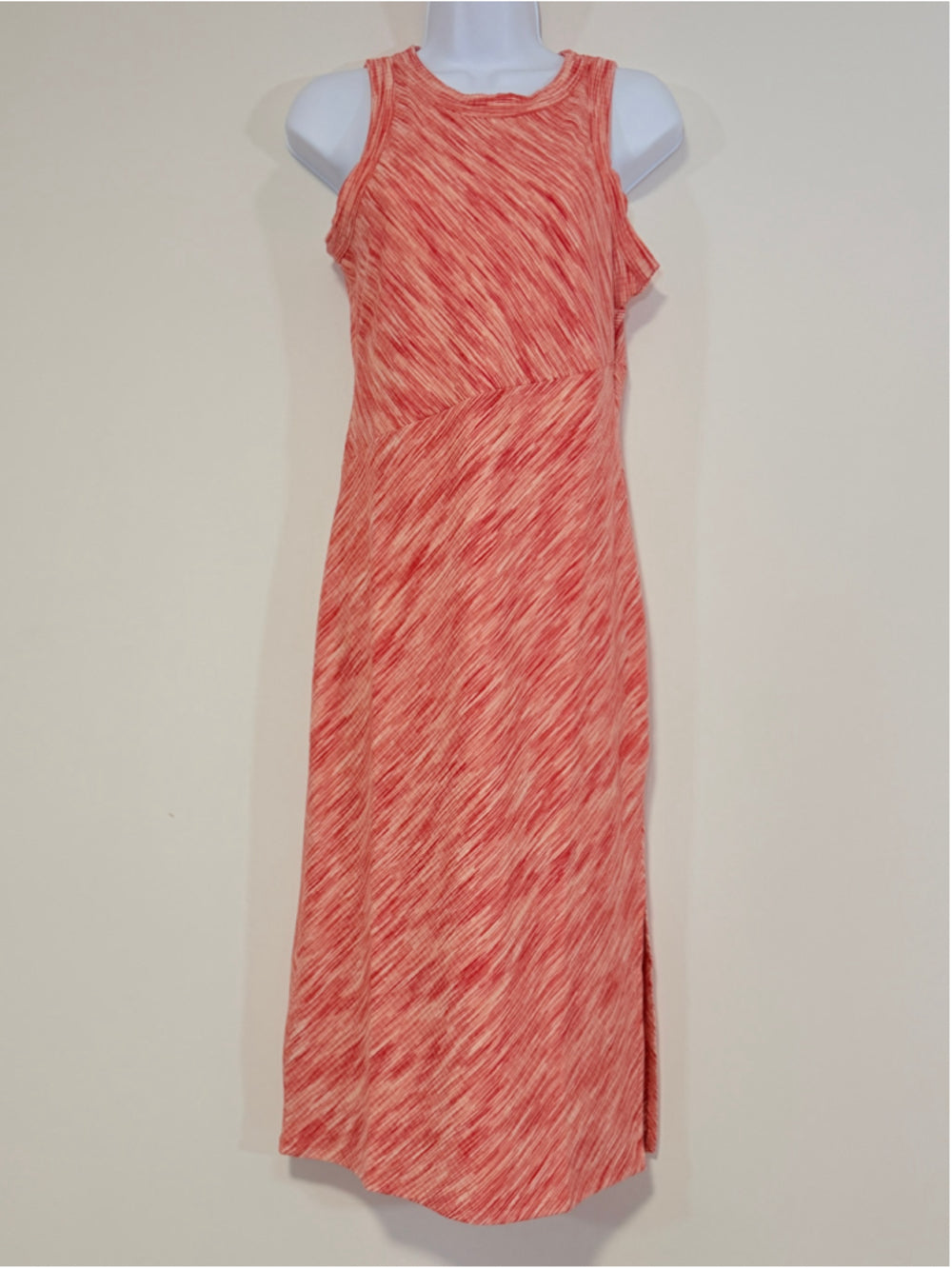 INC International Concepts Women's Small Peach Ribbed Midi Dress NWT