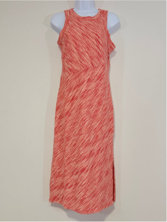INC International Concepts Women's Small Peach Ribbed Midi Dress NWT