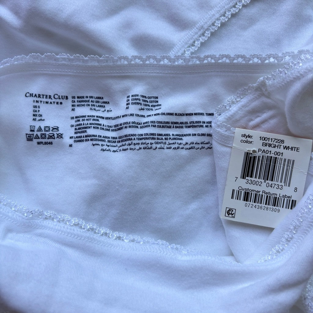 Charter Club Women's Small 100% Cotton 3 Mix Pack of Brief Underwear NWT S49