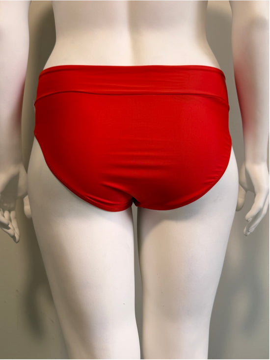 Salt + Cove Size Extra Large Red/Orange Red High-Waist Swim Bottoms NWT