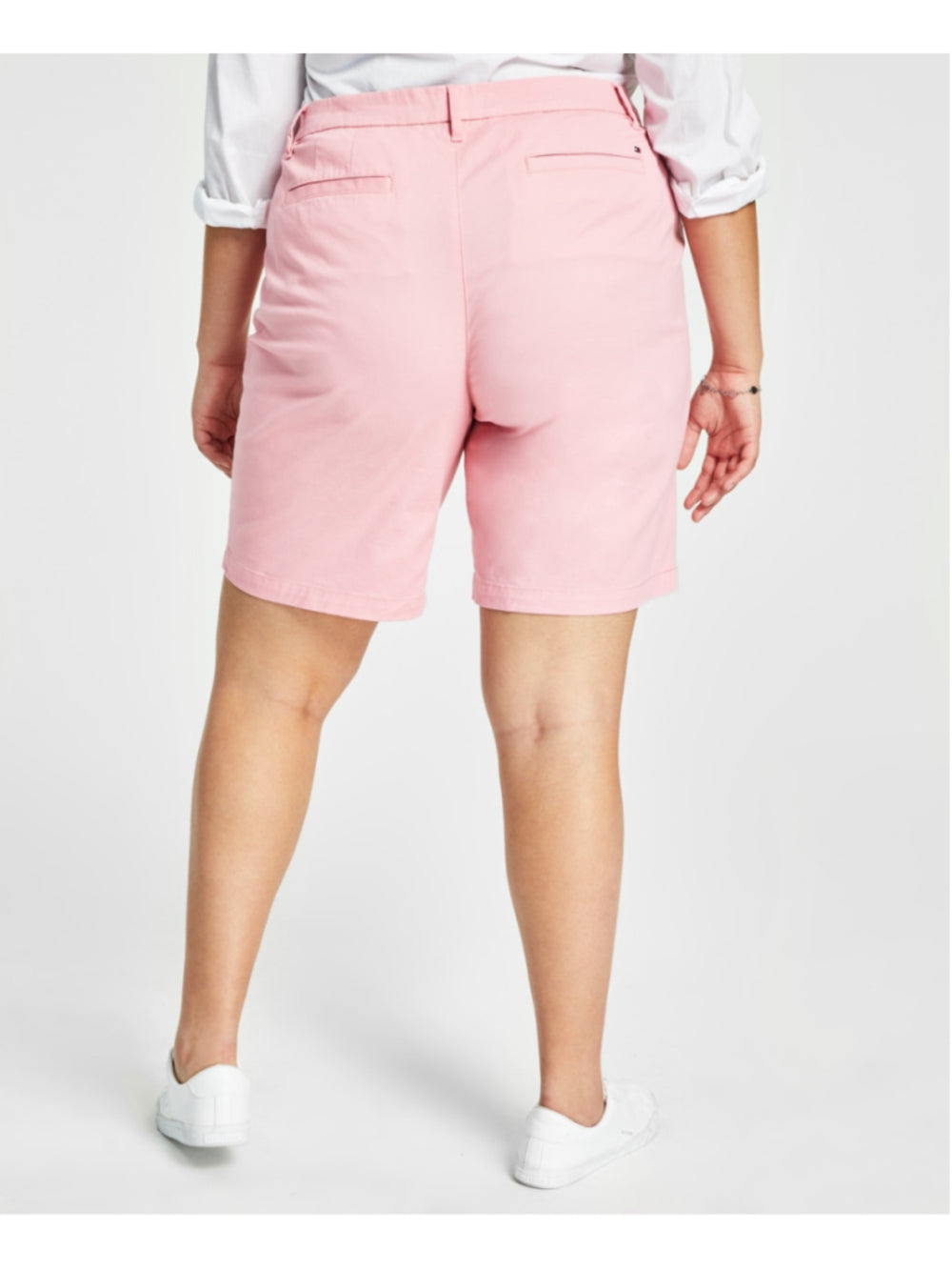 Tommy Hilfiger Women's Plus Size 18W Light Pink Bermuda Casual Shorts NWT
