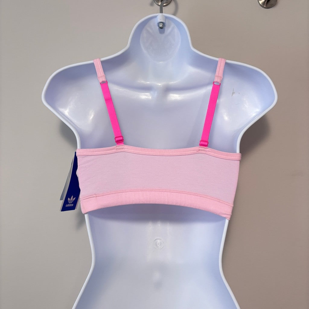 Adidas Women's Size Small Pink Comfort Flex Cotton Scoop Bralette NWT