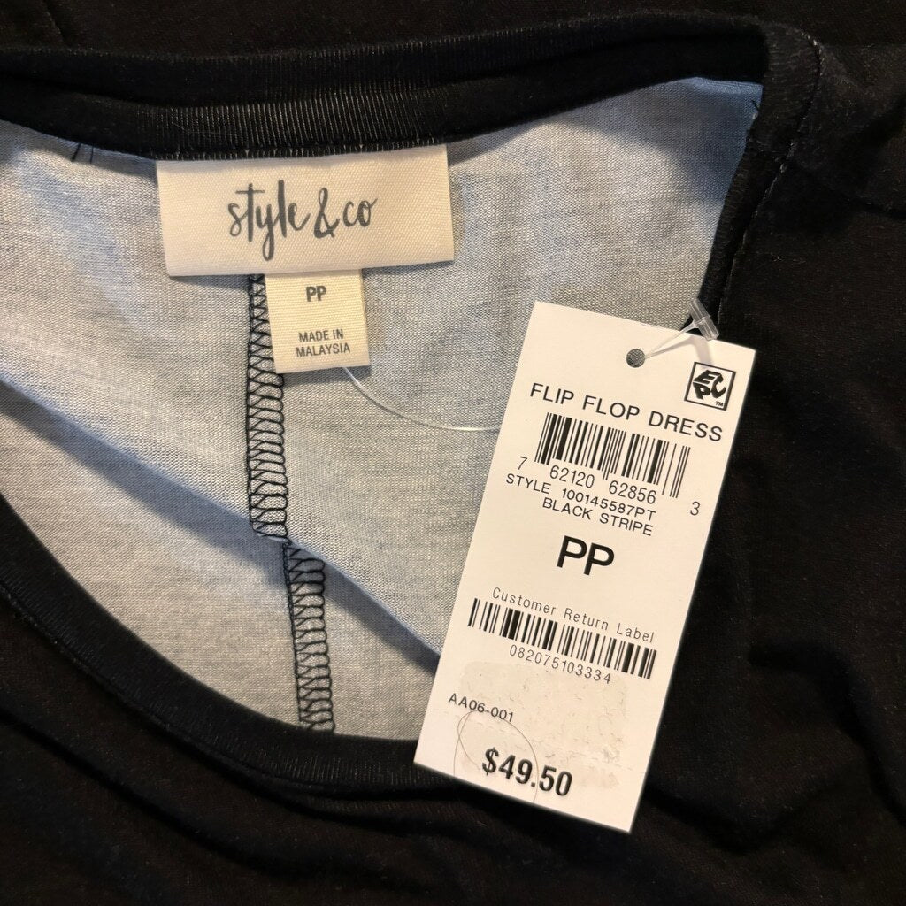 Style & Co Petite Tie-Dye Sleeveless A-Line Dress NWT