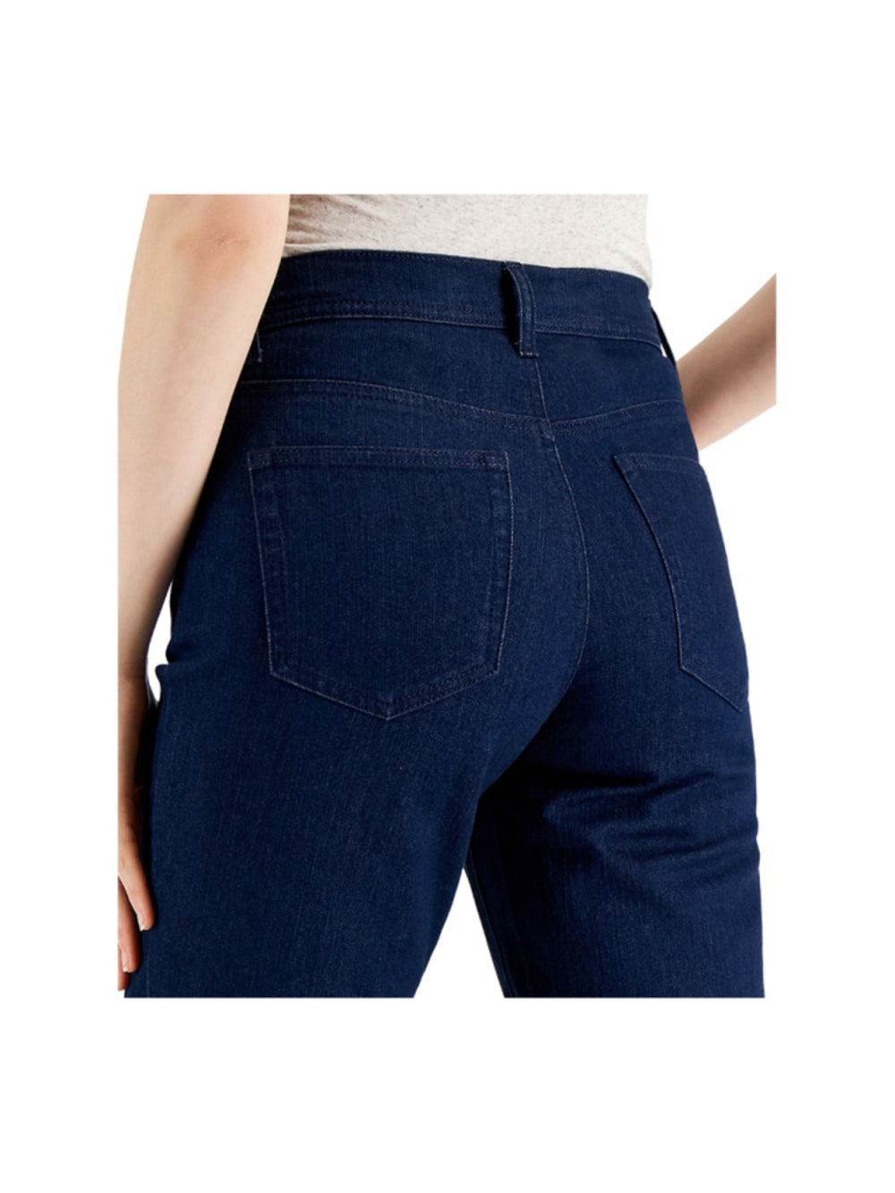 Style & Co 12 Petite Slim Leg Mid-Rise Dark Wash Jeans NWT