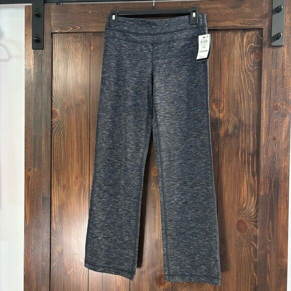 ID Ideology Petite Small Dark Grey Stretchy Flare Leg Athletic Pants NWT.