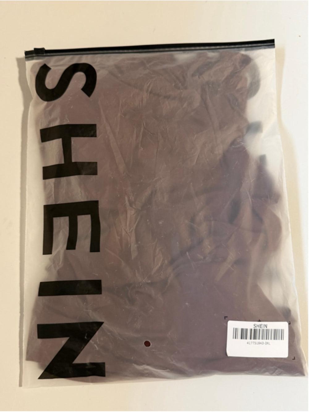 SHEIN Plus Size 3XL Brown Mesh Off Shoulder Asymmetrical Top NWT