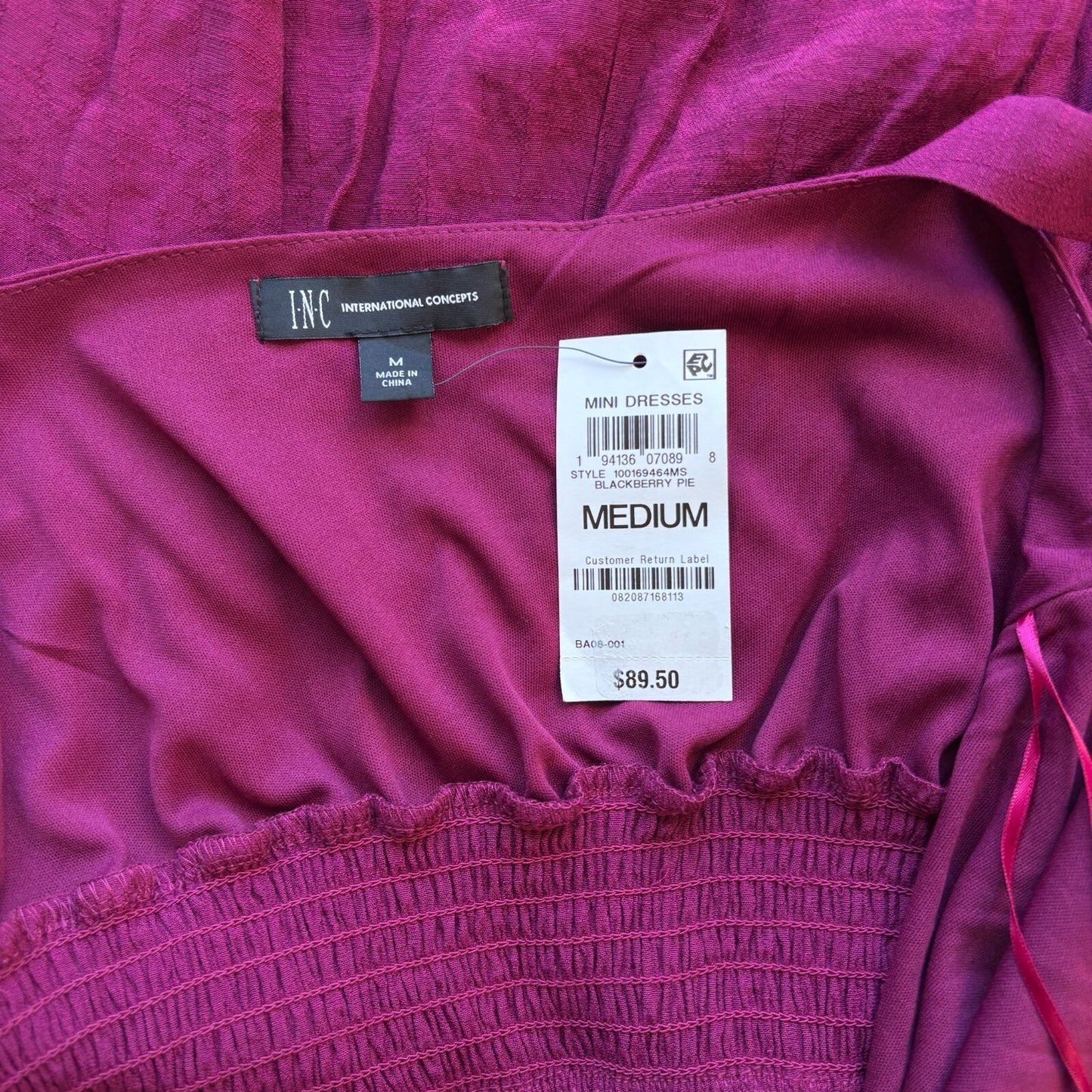 I.N.C. International Concepts Women's Sleeveless Surplice Strappy Dress NWT