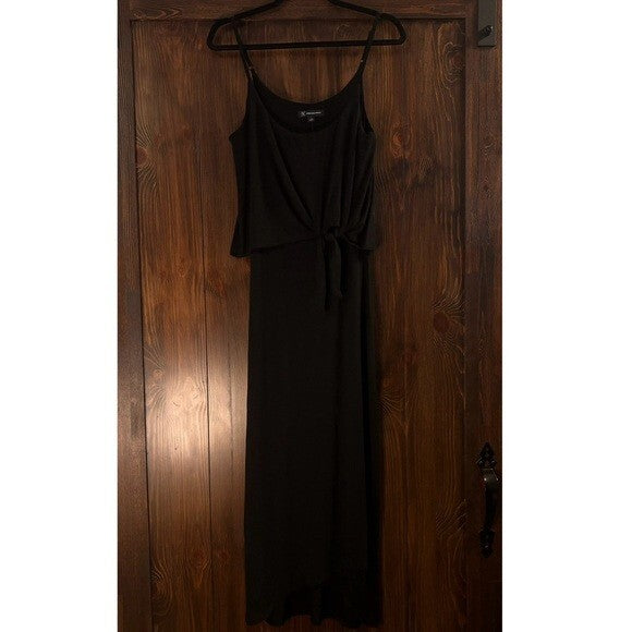 I.N.C. International Concepts Size Small Black Tie-Waist Long Dress NWT