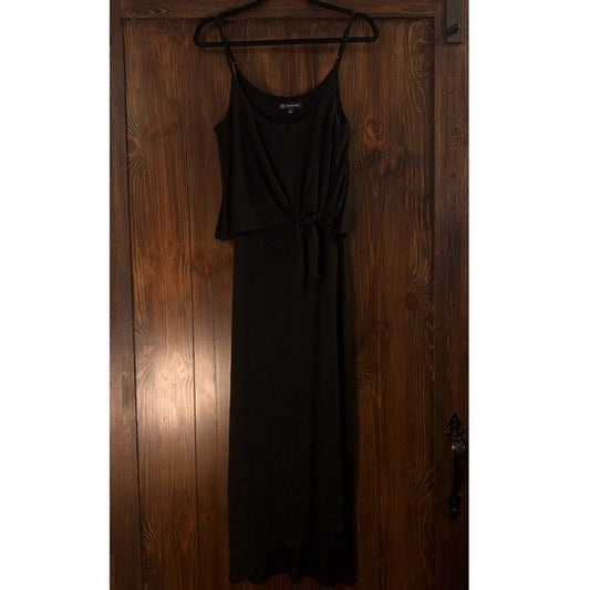 I.N.C. International Concepts Size Small Black Tie-Waist Long Dress NWT