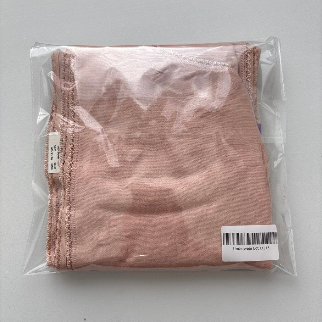 Charter Club Women's Size XXL 100% Cotton 3 Pack of Brief Underwear Pink NWT L15