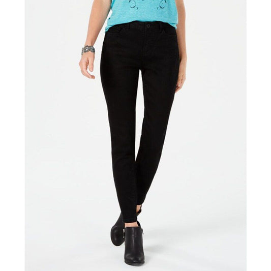 Style & Co. Women's 14 Black Power Sculpt Curvy-Fit Skinny Jeans NWT