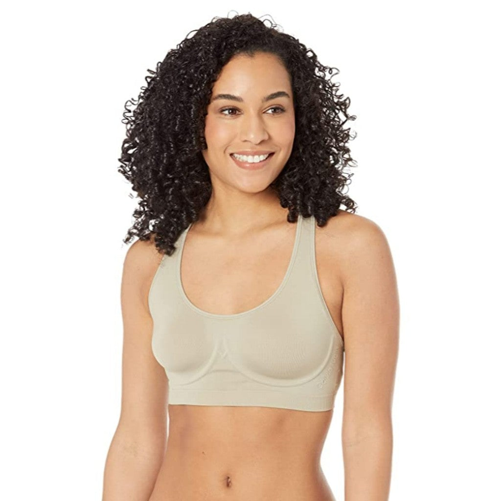 Calvin Klein Women's Size Medium Beige Bonded Flex Unlined Bralette NWT