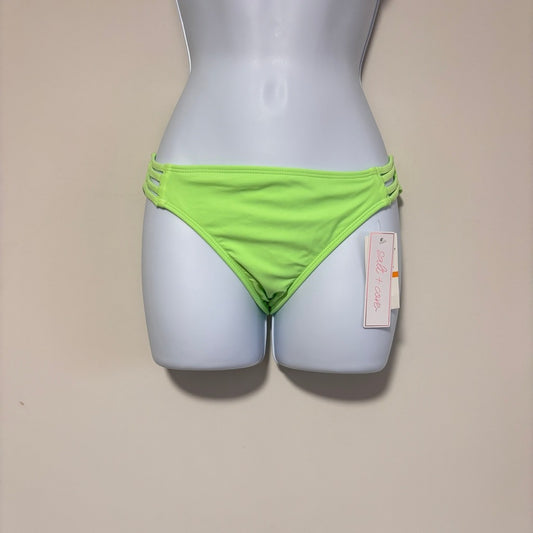 Salt + Cove Size Small Neon Green Strappy-Side Hipster Bikini Bottoms NWT