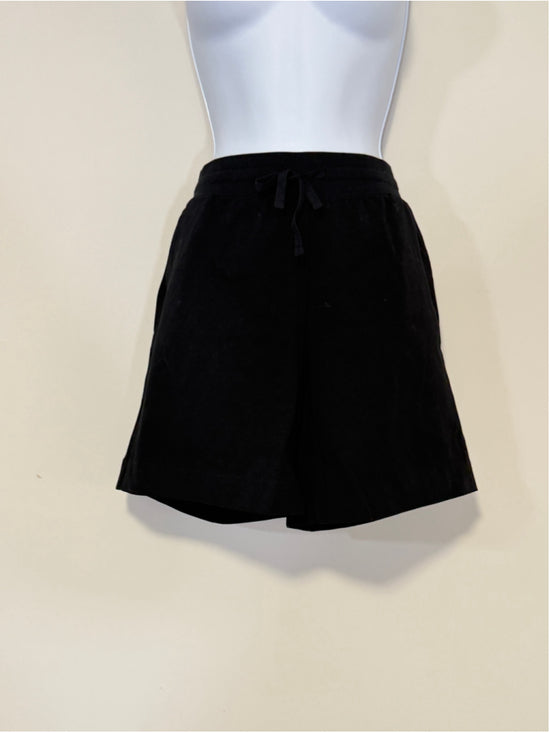 Karen Scott Women's Small Petite Black Knit Cotton Shorts NWT