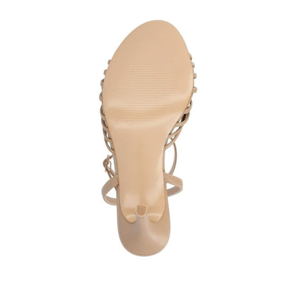 Journee Collection Women's 9.5 Beige Vanita Stiletto Heeled Dress Shoes NIB