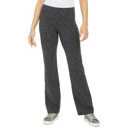 ID Ideology Petite Small Dark Grey Stretchy Flare Leg Athletic Pants NWT.