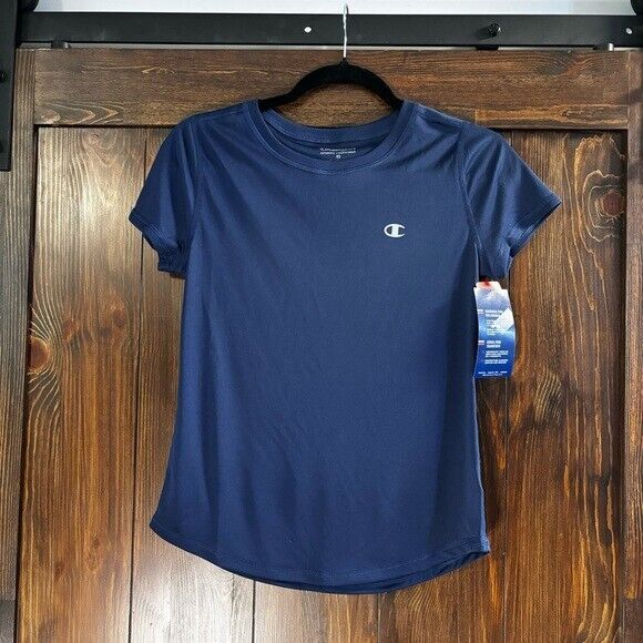 Champion Women's XS Dark Blue Classic Sport Performance T-Shirt NWT
