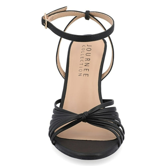 Journee Collection Women's 9.5 Black Vanita Stiletto Heeled Dress Shoes NIB